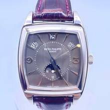 Thumbnail von Patek Philippe Gondolo Calendario WHITEGOLD 18Kt. MINT CONDITION FULL SET WITH BOX&PAPERS SERVICED </h1>