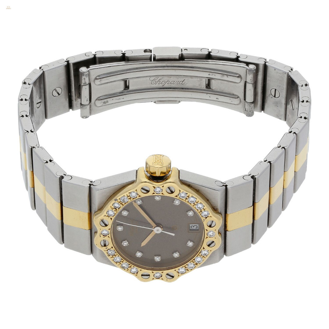 Thumbnail von Chopard St. Moritz Lady Stahl Gold Diamant 25/8024