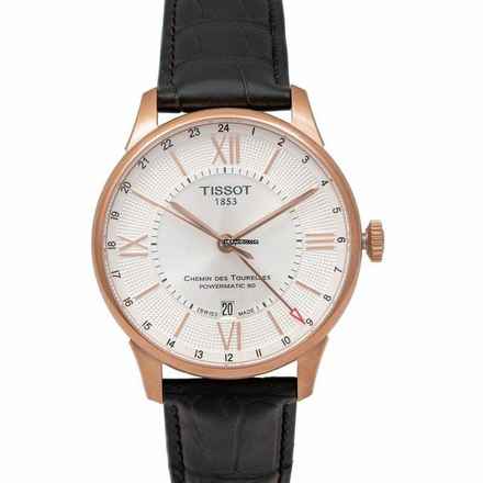  Tissot Chemin de Tourelles T099.429.36.038.00 - T-Classic Chemin Des Tourelles Powermatic 80 Gmt Automatic Silver Dia </h1> 