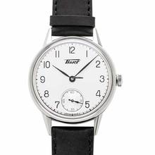 Thumbnail von Tissot Heritage T119.405.16.037.00 - Heritage Silver Dial Black Leather Men's Watch </h1>