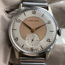 Thumbnail von Ulysse Nardin Classic Jumbo salmon dial very rare 1940's </h1>