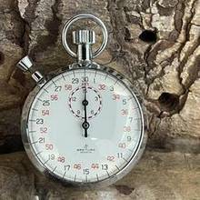 Thumbnail von Breitling Stoppuhr 55mm aus Edelstahl - Taschen Chronograph - Kaliber 321 </h1>