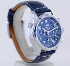 Thumbnail von Longines Spirit Chronograph Automatic 42mm Leder + Stahlband blue dial B+P Top 2022