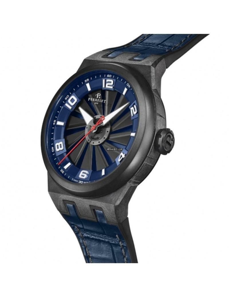 Thumbnail von Perrelet Turbine Carbon Midnight Blue