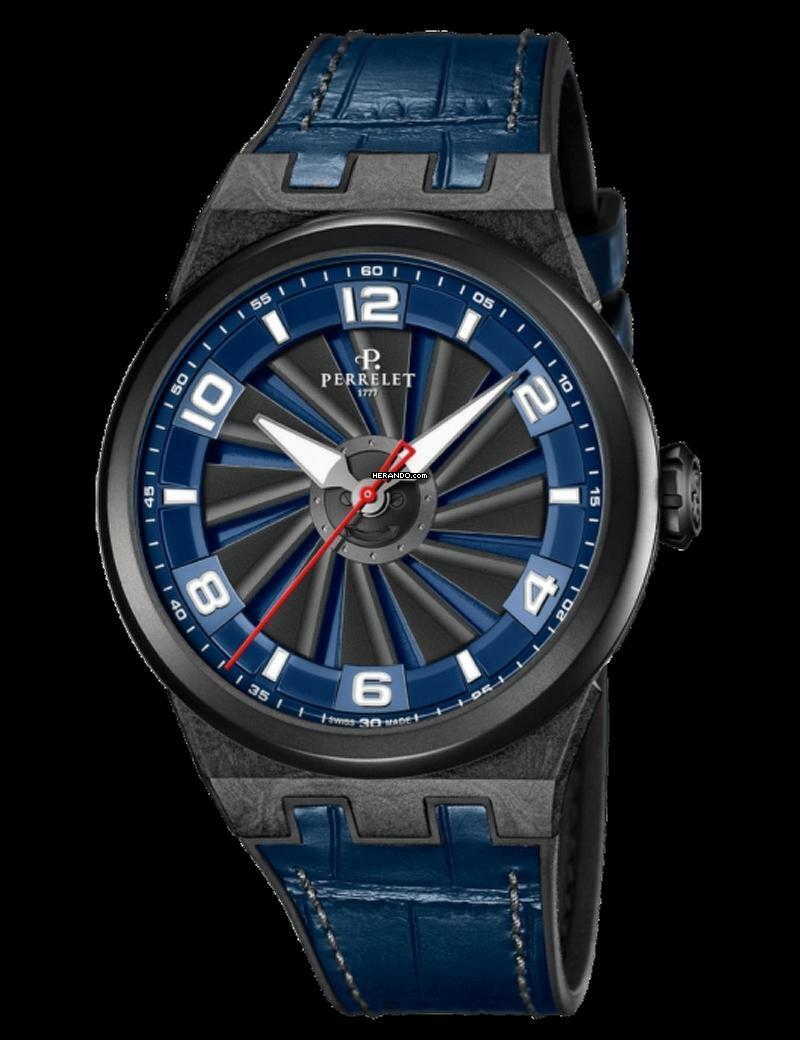  Perrelet Turbine Carbon Midnight Blue 