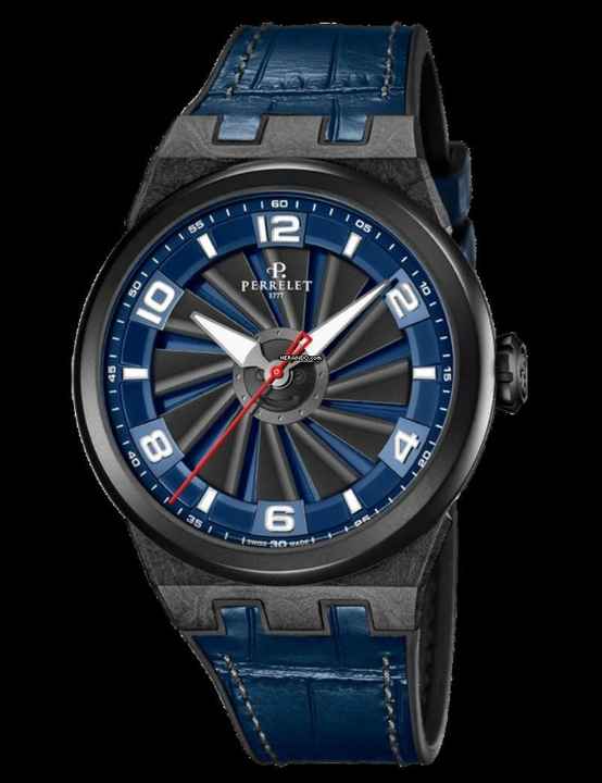  Perrelet Turbine Carbon Midnight Blue 