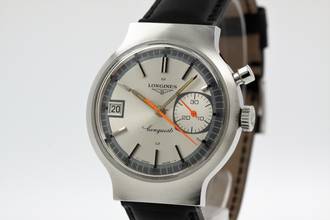 Thumbnail von Longines Conquest Munich 1972 Valjoux 234 original Box & Extract