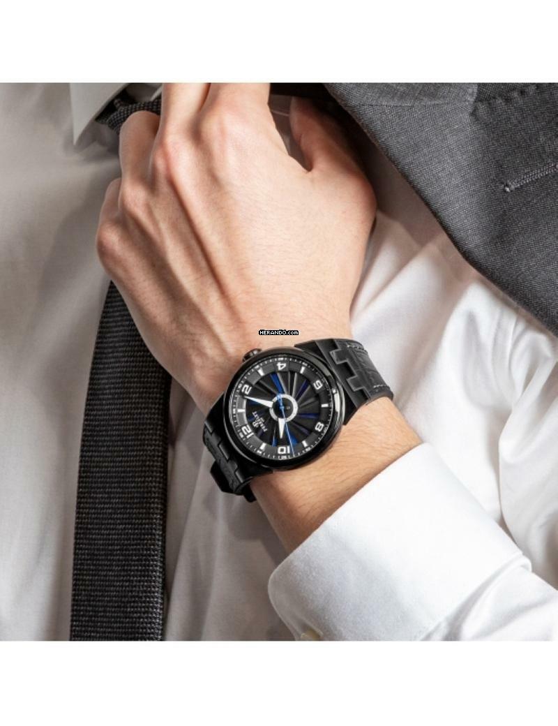 Thumbnail von Perrelet Turbine Evo Red optional in Blue Lederband