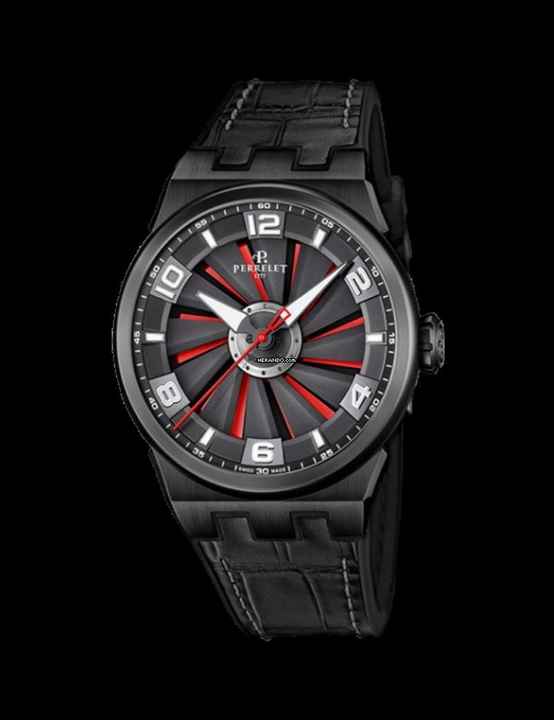  Perrelet Turbine Evo Red optional in Blue Lederband 