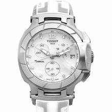 Thumbnail von Tissot T-Race T048.417.17.116.00 - T-Sport Quartz White Mother of Pearl Dial Stainless Steel Unisex Watc </h1>