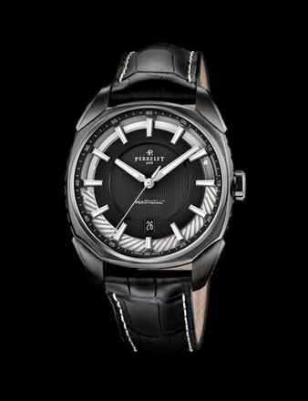 Perrelet Lab Peripheral Date PVD Black 