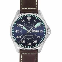 Thumbnail von Hamilton H64715545 - Khaki Aviation Automatic Blue Dial Stainless Steel Men's Watch </h1>
