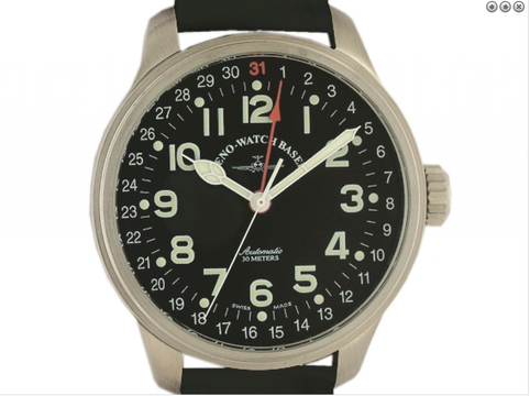 Zeno Watch Basel Pilot Zeigerdatum Automatic 47mm 8554-Z-a1