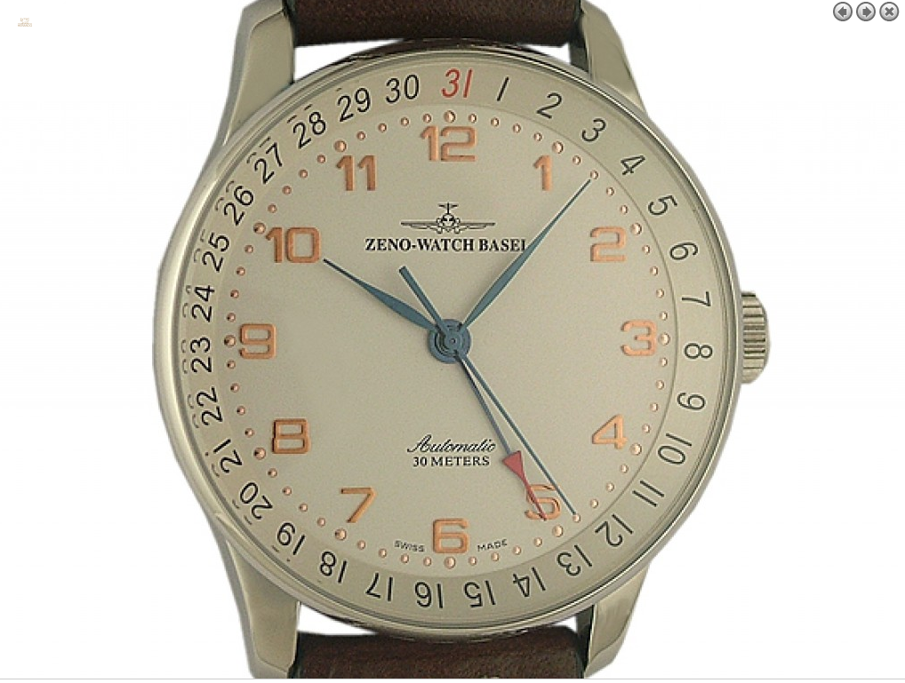 Zeno Watch Basel Pointerdate Automatic 44mm