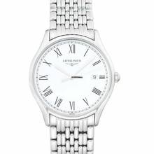 Thumbnail von Longines Lyre L48594116 - Longines Lyre Quartz White Dial Stainless Steel Men's Watch </h1>