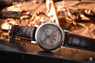 Thumbnail von Benzinger GAP 1 „Graphit“ mit eigenem Manufakturkaliber handguillochiert