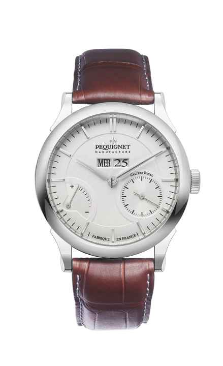  Pequignet Paris Royale Opalweiss Day-Date 