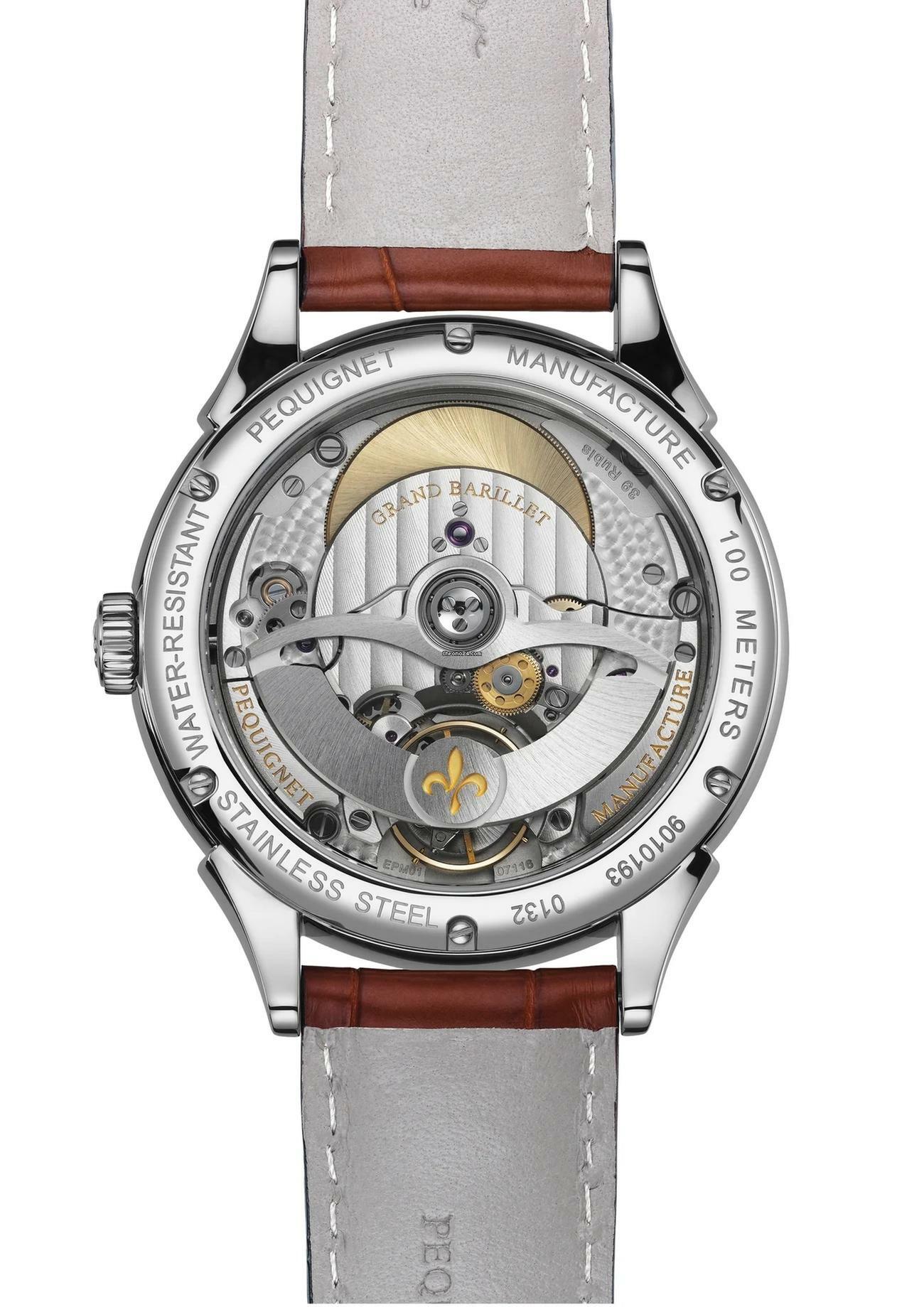 Thumbnail von Pequignet Paris Royale Opalweiss Moonphase