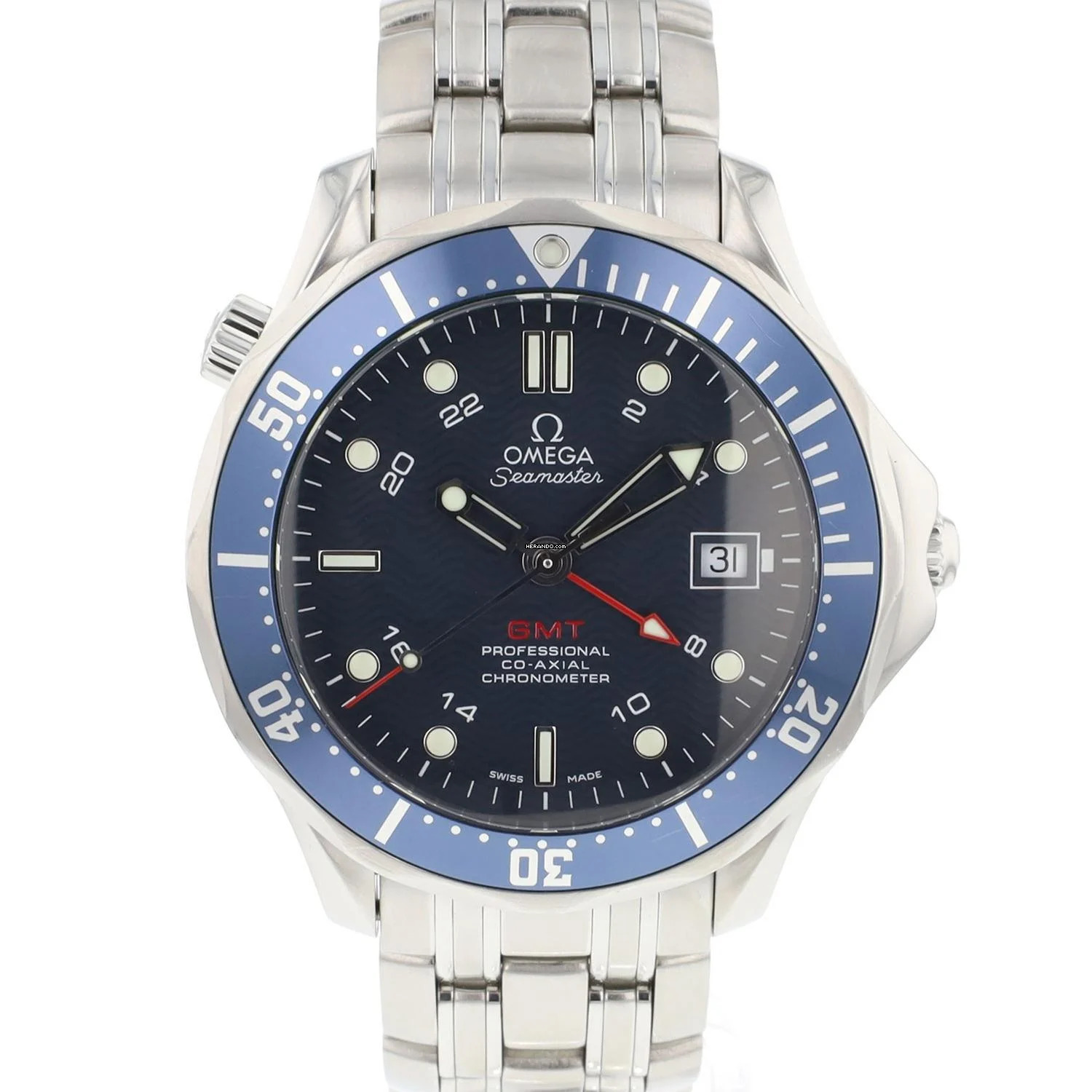 Omega Seamaster Diver 300 M Professional 300M GMT Co-Axial Automatic </h1> 