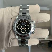 Thumbnail von Rolex Daytona 16520 by Patrizzi T66 Series black dial NEW NOS Full Set 1997’s </h1>