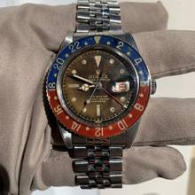 Thumbnail von Rolex GMT-Master 6542 OCC brown gilt glossy to radium dial bakelite bezel 1957’s