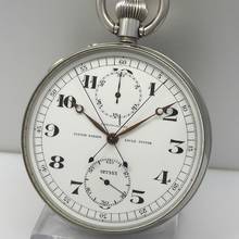 Thumbnail von Ulysse Nardin Taschenuhr Beobachtungschronometer Rattrapante um 1955 </h1>