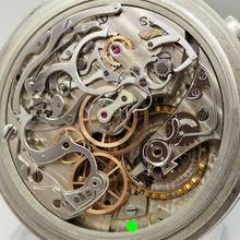 Thumbnail von Ulysse Nardin Taschenuhr Beobachtungschronometer Rattrapante um 1955 </h1>