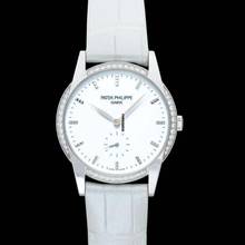 Thumbnail von Patek Philippe Calatrava 7122/200G-001 - Calatrava Manual-winding White Dial White Gold Ladies Watch </h1>
