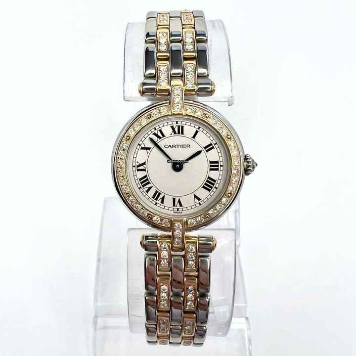  Cartier Panthère VENDOME 24mm 2 Row Gold 0.80TCW Diamond Watch </h1> 