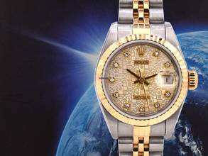 Thumbnail von Rolex Lady-Datejust 69173 Jubilee Diamonds Dial - Full Set 26mm
