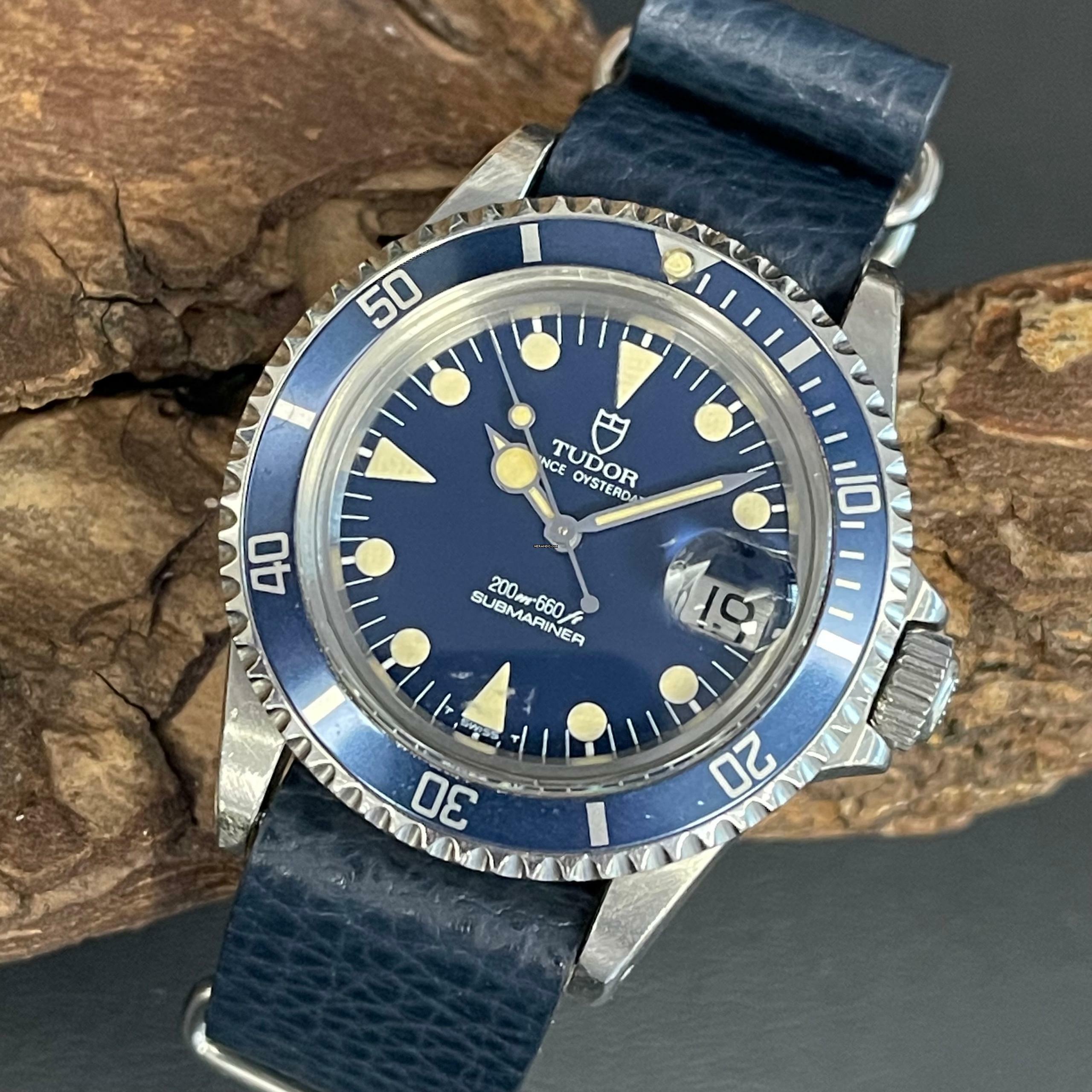  Tudor Submariner Prince Oysterdate Submariner Ref. 76100 - Unpolierter Erstzustand - Lollipop - FULL SET  