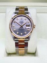 Thumbnail von Rolex Datejust 36 Grey Rhodium Diamond MINT CONDITION watch only
