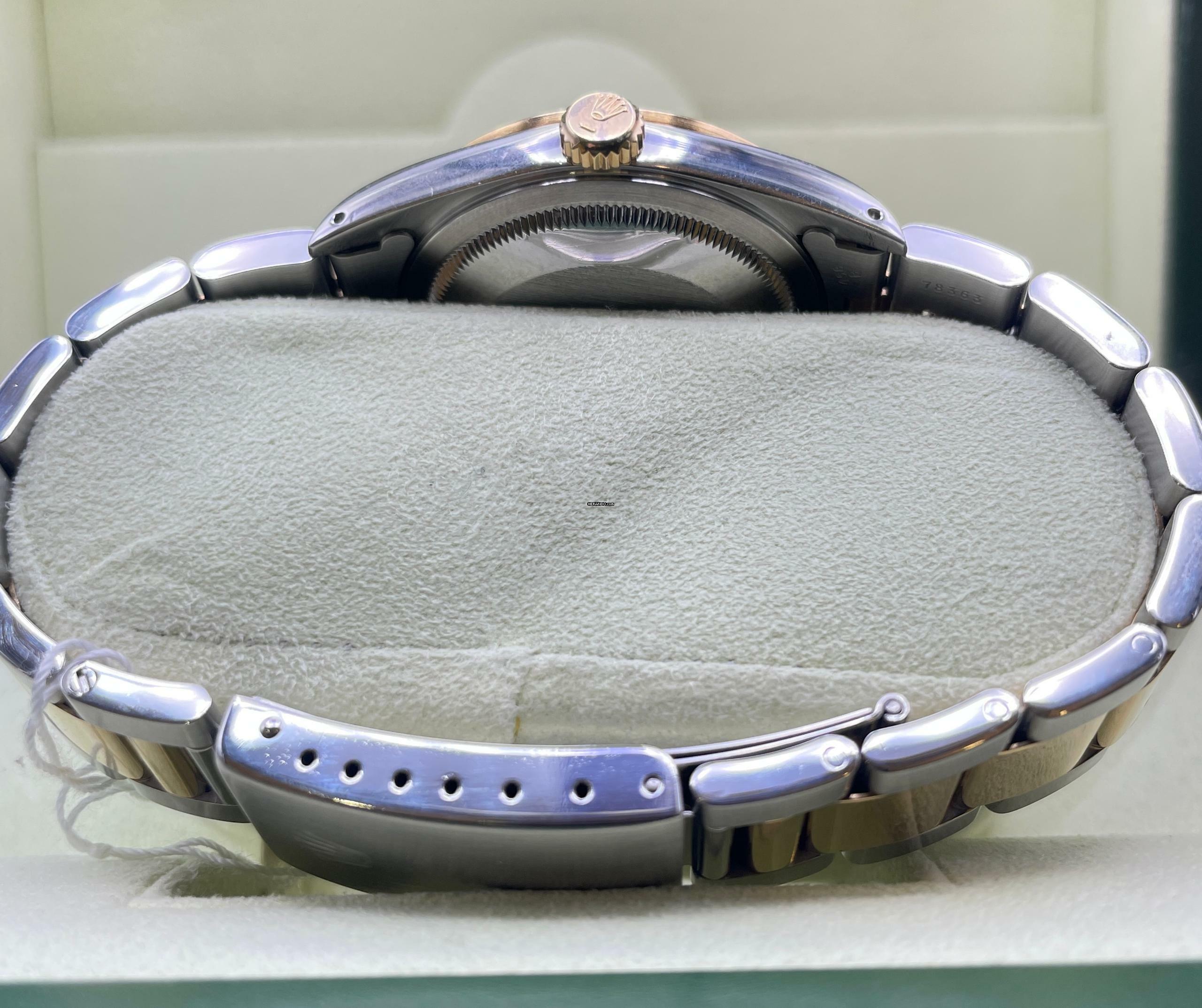 Thumbnail von Rolex Datejust 36 Grey Rhodium Diamond MINT CONDITION watch only