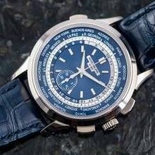 Thumbnail von Patek Philippe World Time Chronograph 5930G-001 | Full Set 2018 | Whitegold