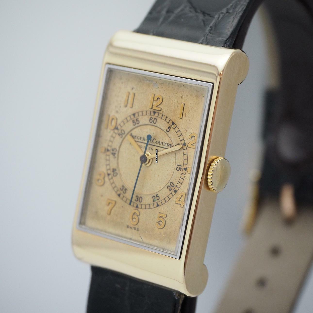 Thumbnail von Jaeger-LeCoultre Classic Tank Vintage Fab Suisse Handwound Gold 18k/750/Stahl RARE
