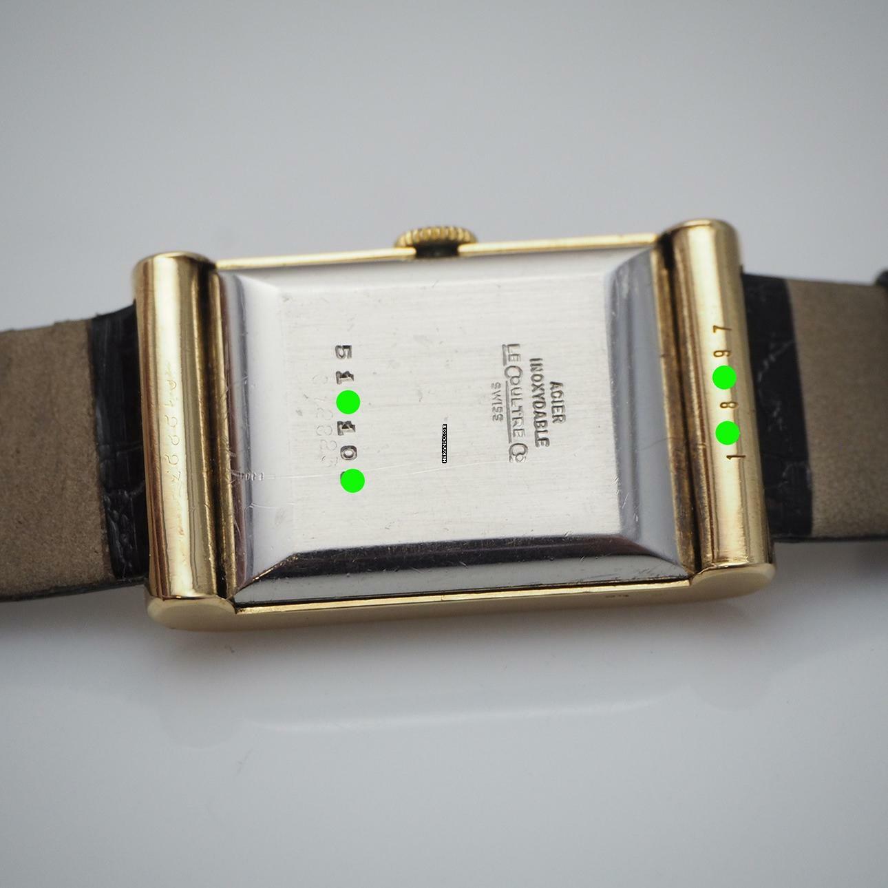 Thumbnail von Jaeger-LeCoultre Classic Tank Vintage Fab Suisse Handwound Gold 18k/750/Stahl RARE