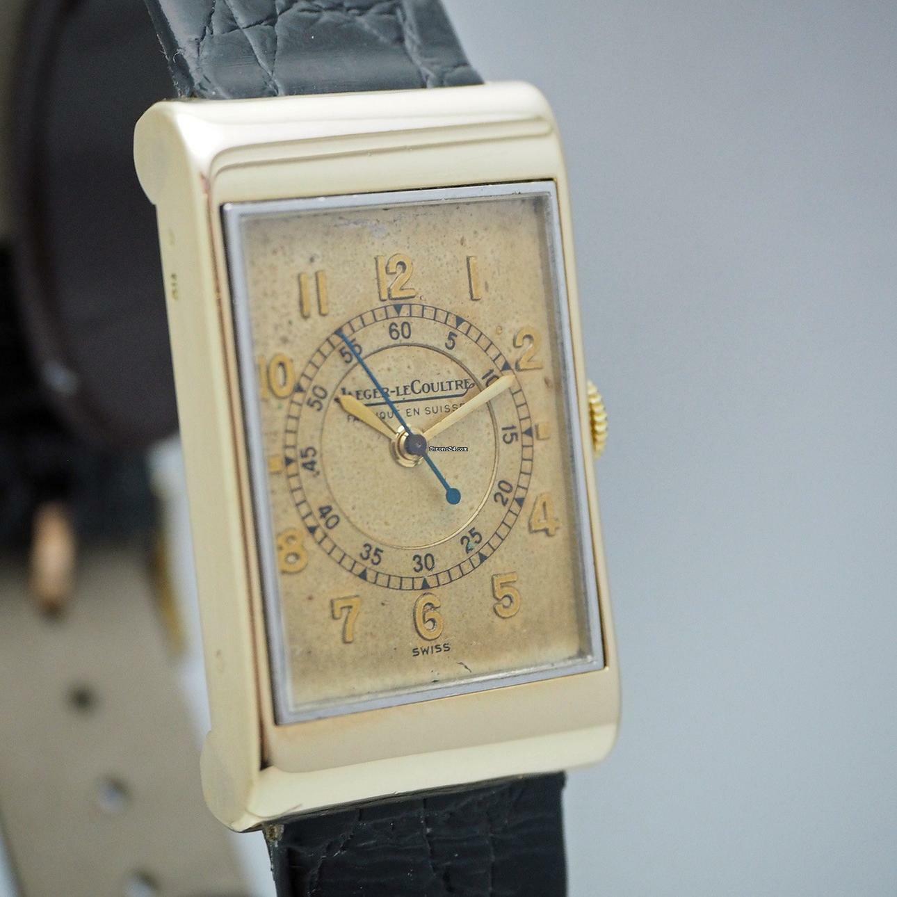 Thumbnail von Jaeger-LeCoultre Classic Tank Vintage Fab Suisse Handwound Gold 18k/750/Stahl RARE