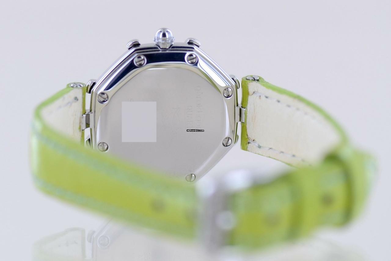 Thumbnail von Gérald Genta Success green Diamond MOP Dial Luxusuhr super rar </h1>