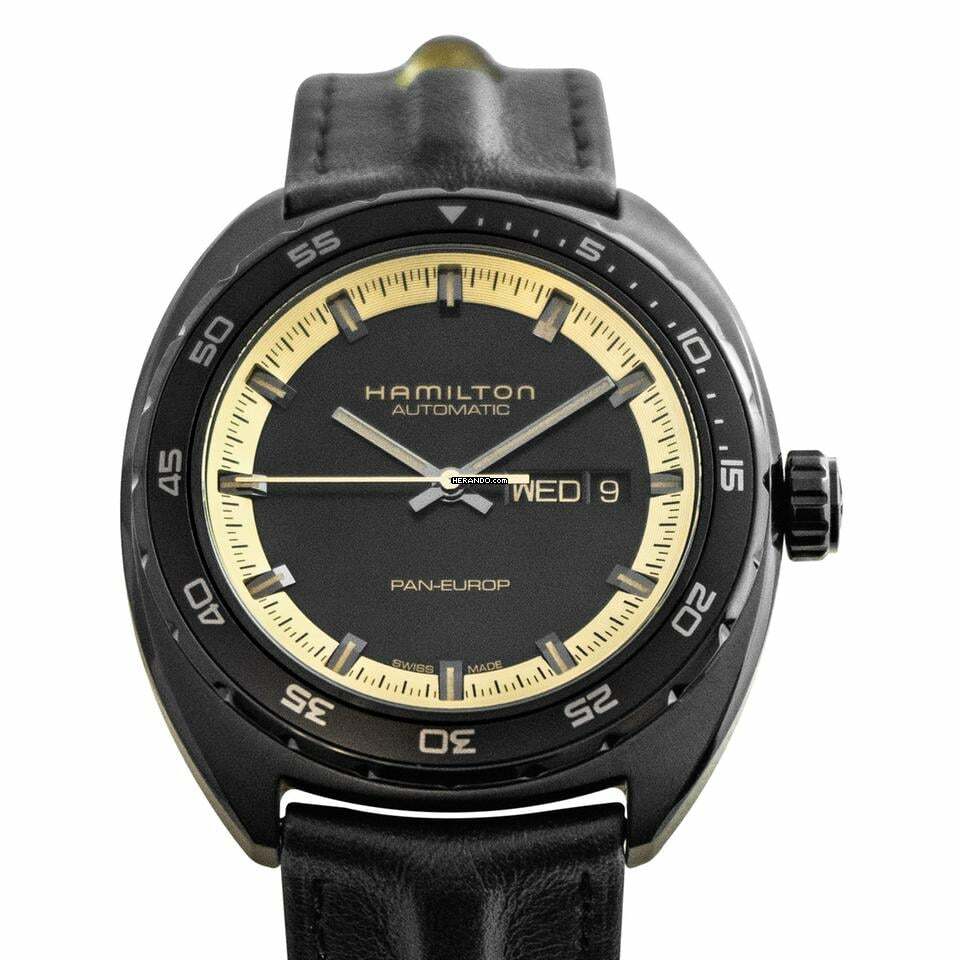 Hamilton H35425730 - American Classic Automatic Black Dial Stainless Steel Men's Watch </h1>