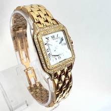 Thumbnail von Cartier Panthère 27mm 18K Yellow Gold 1.3TCW Diamond Watch </h1>