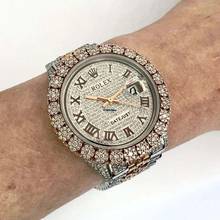 Thumbnail von Rolex Datejust Oyster Perpetual DATEJUST Automatic 36mm 2 Tone Full Diamond Watch </h1>