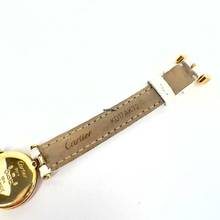 Thumbnail von Cartier VERMEIL 19mm Quartz 18K Yellow Gold 0.40TCW Diamond Watch </h1>