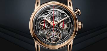 Thumbnail von Louis Moinet Impulsion Tourbillon Chronograph Onyx optional blue Aventurine