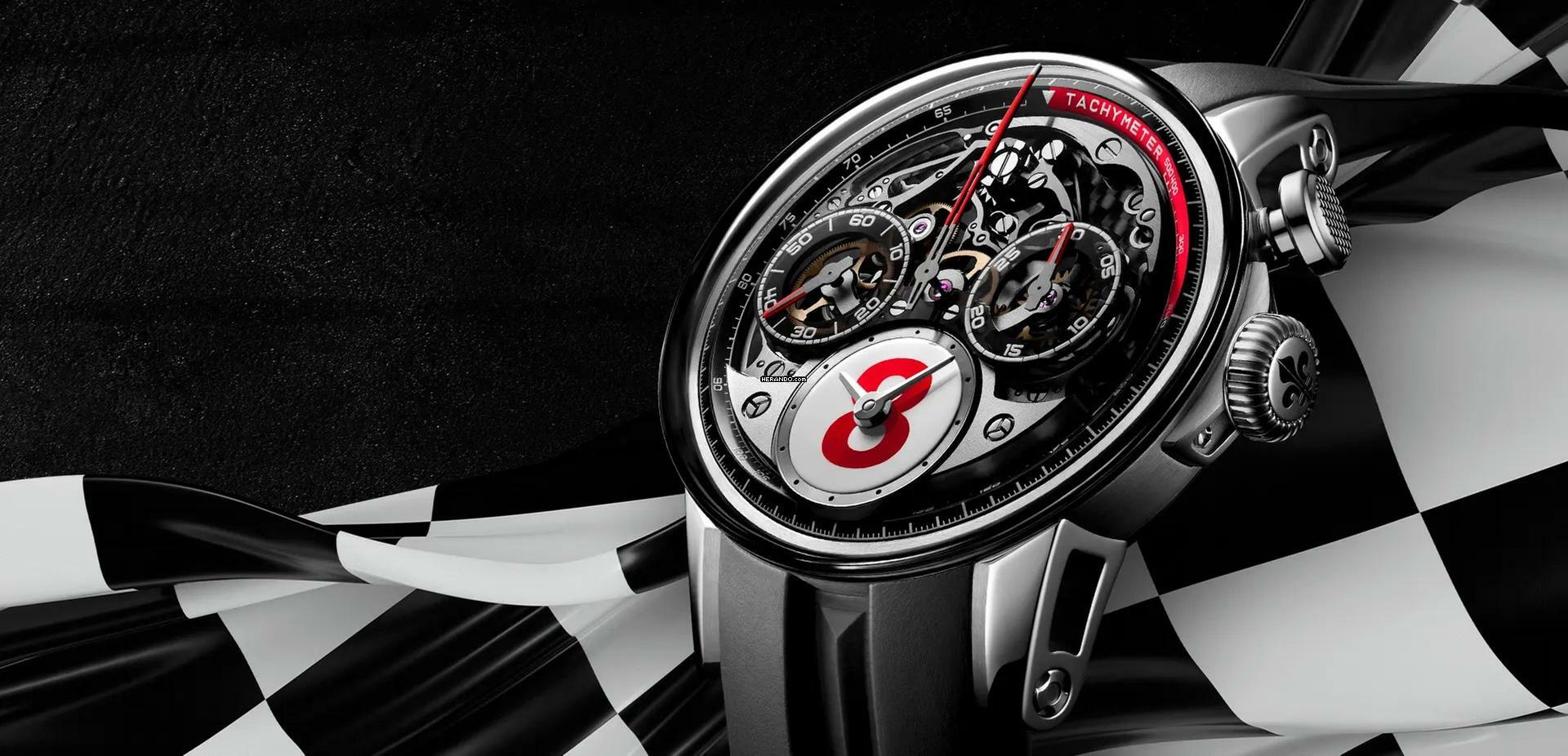  Louis Moinet Time to Race German Silver Winner 