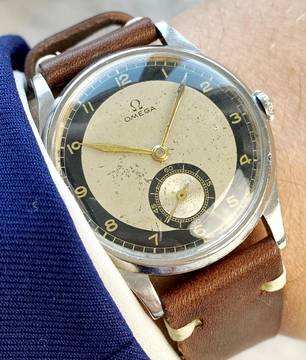  Omega Classic BULLSEYE Dial Oversize Jumbo Vintage Art Deco Vintage CK 859 ck 859 