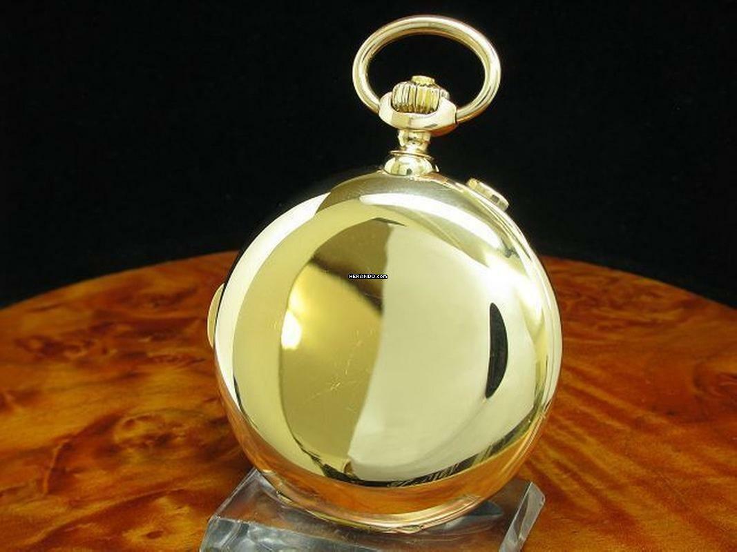 Thumbnail von Invicta 14kt 585 Gold Savonette Taschenuhr Chronograph Minuten Repetition </h1>