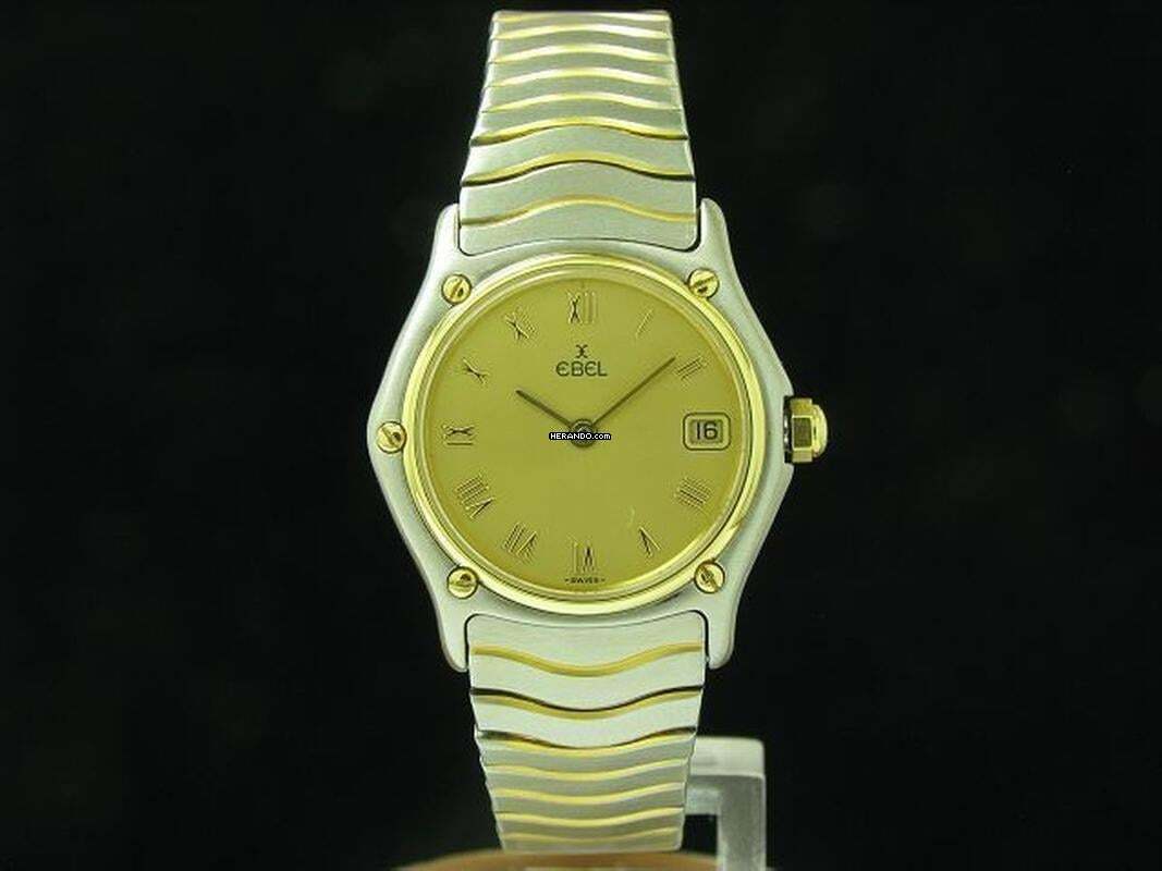  Ebel Sport Classique 18kt 750 Gold / Edelstahl Damenuhr / Ref 184908 </h1> 