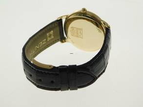 Thumbnail von Zenith Chronometre 18 Karat Gelbgold Herrenuhr limited Ed. 35 mm Kaliber 2541 im Top Zustand </h1>