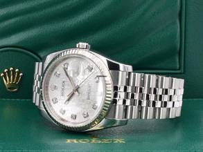 Thumbnail von Rolex Datejust 36 116234 White Jubilee Dial With Big Diamonds - Full Set 36mm </h1>