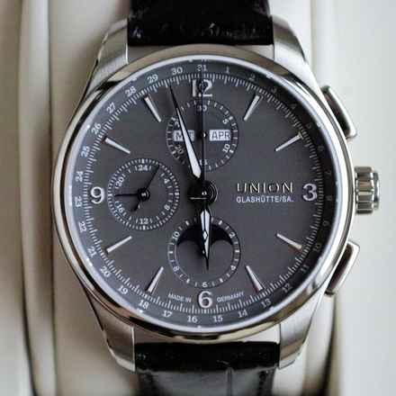 Union Glashütte Belisar Chronograph NEW Belisar Chronograph Mondphase 